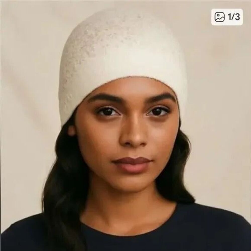 Barefoot Dreams cozy light chic beanie cream taupe